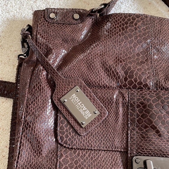 Kenneth Cole Reaction Brown Crossbody Shopper - Picture 5 of 7